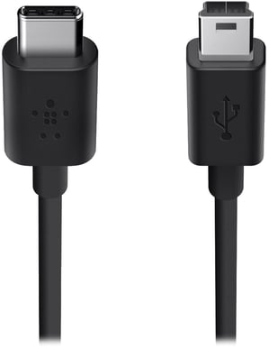 Belkin USB 2.0 kabel C-mini B Svart 1.8m