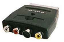 Adapter S-VHS/3xRCA till Scart