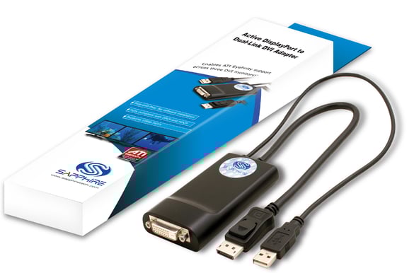 DisplayPort till DVI-D för ATI-kort