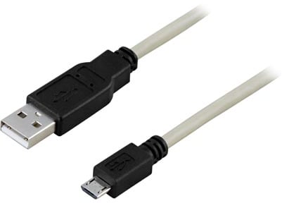 USB 2.0 kabel Typ Aha->Micro B ha, 5-pin 2m