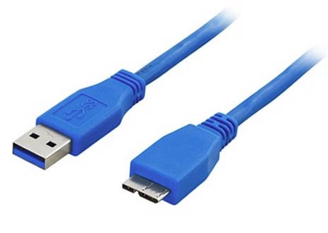DELTACO USB 3.0-kabel A ha - Micro-B ha 0.5m