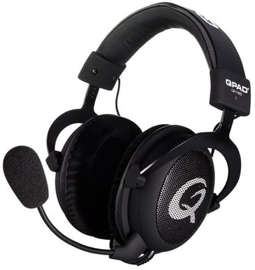 QPAD QH-85 Open Gaming Headset Svart