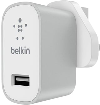 Belkin Premium MIXIT Home Charger 2.4A Silver