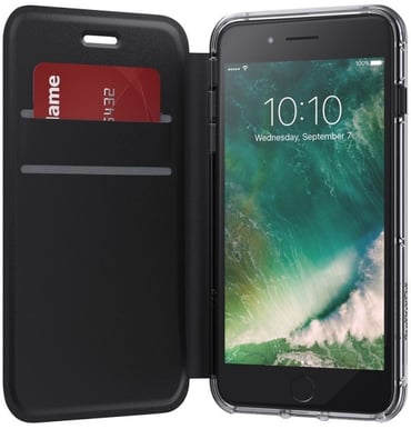 Griffin iPhone 7 Survivor Clear Wallet Svart