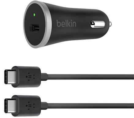 Belkin Fast Car Charger USB-C med kabel