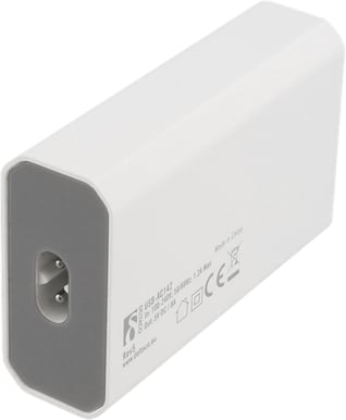 DELTACO Laddstation 3+1-portar USB + USB-C