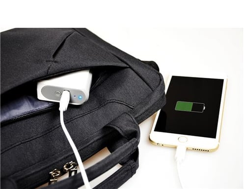 Port Designs Väggladdare med inbyggd powerbank