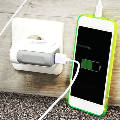 PORT Designs Väggladdare 2xUSB Vit