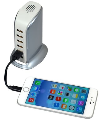 PORT Designs Laddstation 6-portar USB