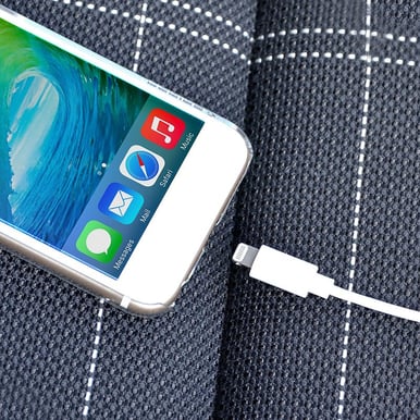 PORT Designs Billaddare med 2st USB kontakter Svart