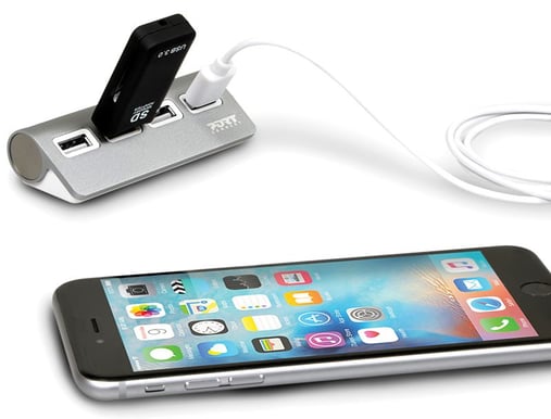 PORT Designs USB 2.0 Hub 4-portar
