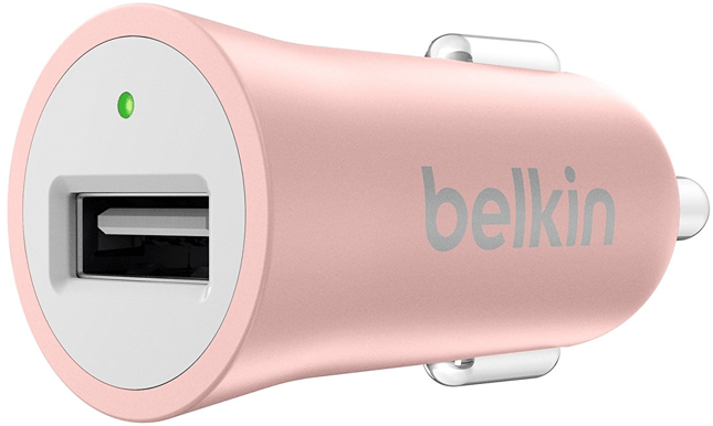 Belkin Premium MIXIT Billaddare 2.4A Roséguld