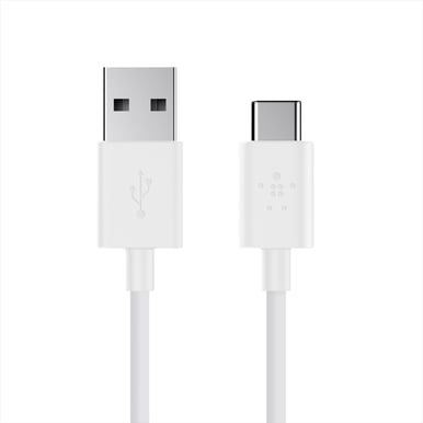 Belkin MIXIT USB-A till USB-C Vit 1.8m