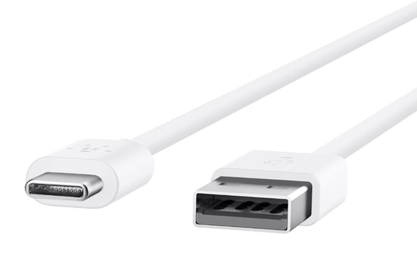 Belkin MIXIT USB-A till USB-C Vit 1.8m