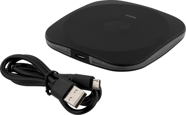 DELTACO Trådlös laddplatta Qi (5W) Svart