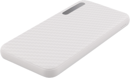 DELTACO Powerbank 10 000 mAh Vit