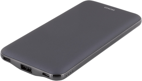 DELTACO Powerbank USB-C 10 000 mAh Blå