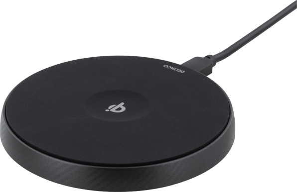 Deltaco Trådlös laddplatta Qi (10W) Svart