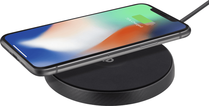 Deltaco Trådlös laddplatta Qi (10W) Svart