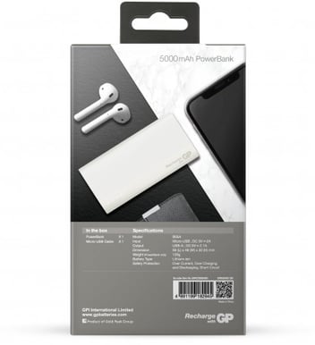 GP Powerbank DIEM 5000 mAh Vit