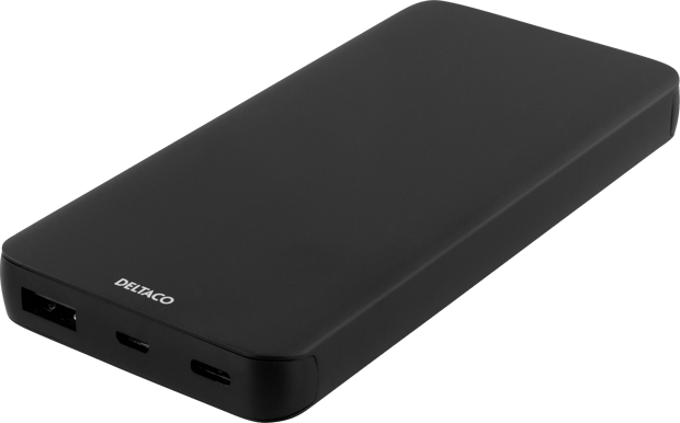 Deltaco Powerbank 10000 mAh (USB-C) Svart