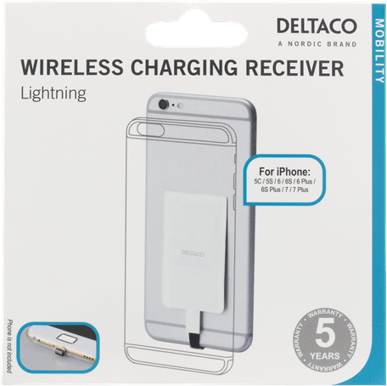 Deltaco QI Adapter Lightning