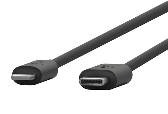 Belkin Lightning till USB-C-kabel Svart 1.2m