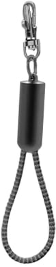 Hyperdrive USB-C till Lightningkabel Keychain Svart 20cm