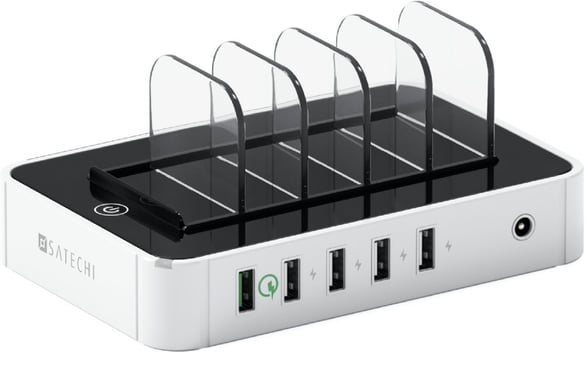 Satechi Laddningsstation 5 portar Vit