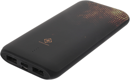 DELTACO Gaming Powerbank USB-C 10 000 mAh Svart