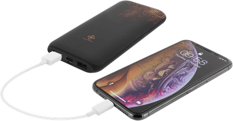DELTACO Gaming Powerbank USB-C 10 000 mAh Svart