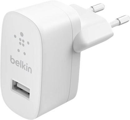 Belkin Väggladdare USB-A 12W, Vit