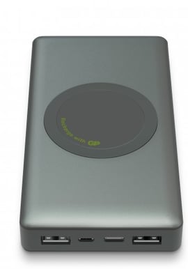 GP Qi Powerbank USB-C 10 000 mAh Grå