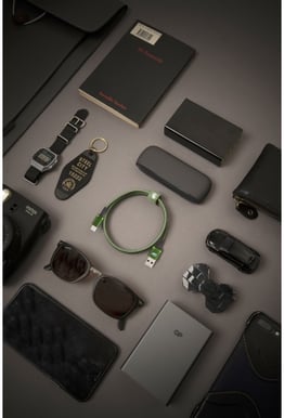 GP USB-kabel C-A Grön 1m