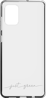 Bigben Galaxy A71 Just Green Case Transparent