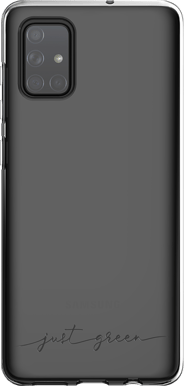 Bigben Galaxy A71 Just Green Case Transparent