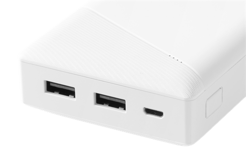 DELTACO Powerbank 20 000 mAh Vit