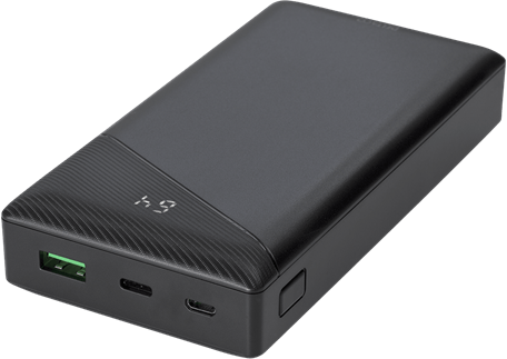 DELTACO Powerbank USB-C 20 000 mAh Svart