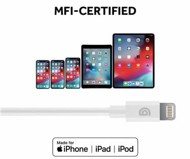 Griffin USB-C till Lightning Kabel - 1.2m - Vit