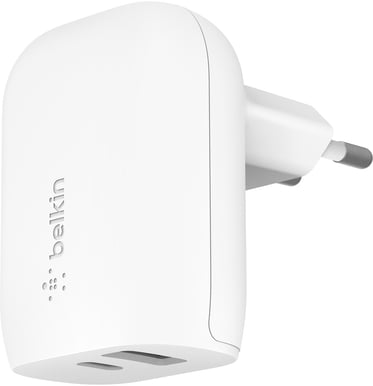 Belkin Väggladdare 1x USB-C 1x USB-A 32 W Vit