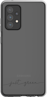 Bigben Galaxy A52 Just Green Case Transparent