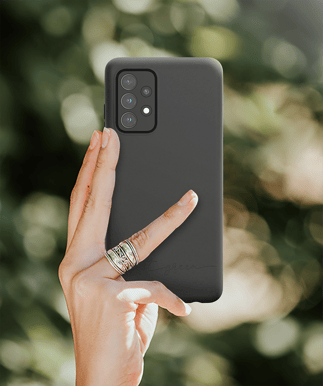 Bigben Galaxy A52 Just Green Case Svart
