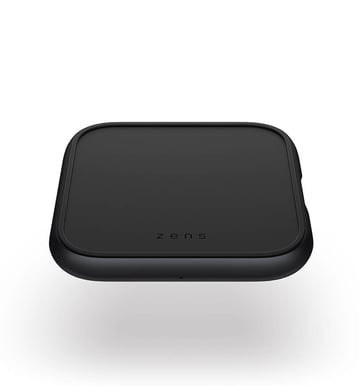 Zens Single Trådlös laddare 10 W inkl 18 W USB-C PD Svart