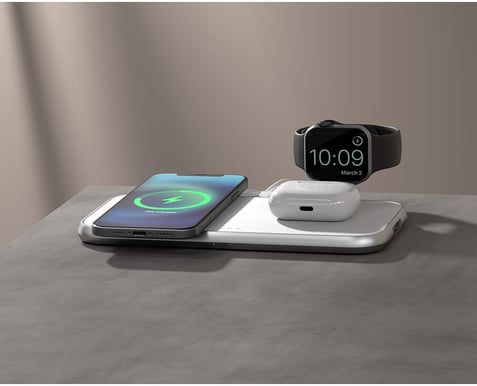 Zens 4-i-1 Trådlös laddning 10 W MagSafe Vit