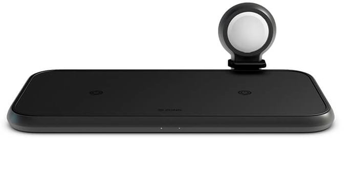 Zens 4-i-1 2x 10 W USB-C 45 W m. Apple Watch-puck Svart