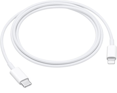 Apple USB-C till Lightningkabel Vit 1 m