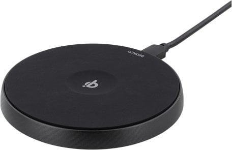 DELTACO Trådlös laddplatta Qi 10 W Svart