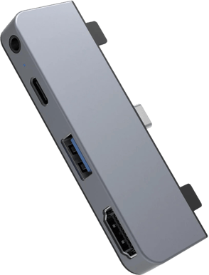 Hyperdrive USB-C Hub för iPad 4 portar Rymdgrå