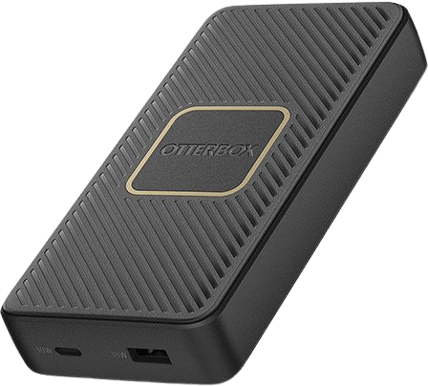 Otterbox Powerbank 15000 mAH USB A & C 18W USB PD + 10W QI Svart