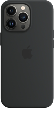Apple iPhone 13 Pro Silikonskal MagSafe Midnatt